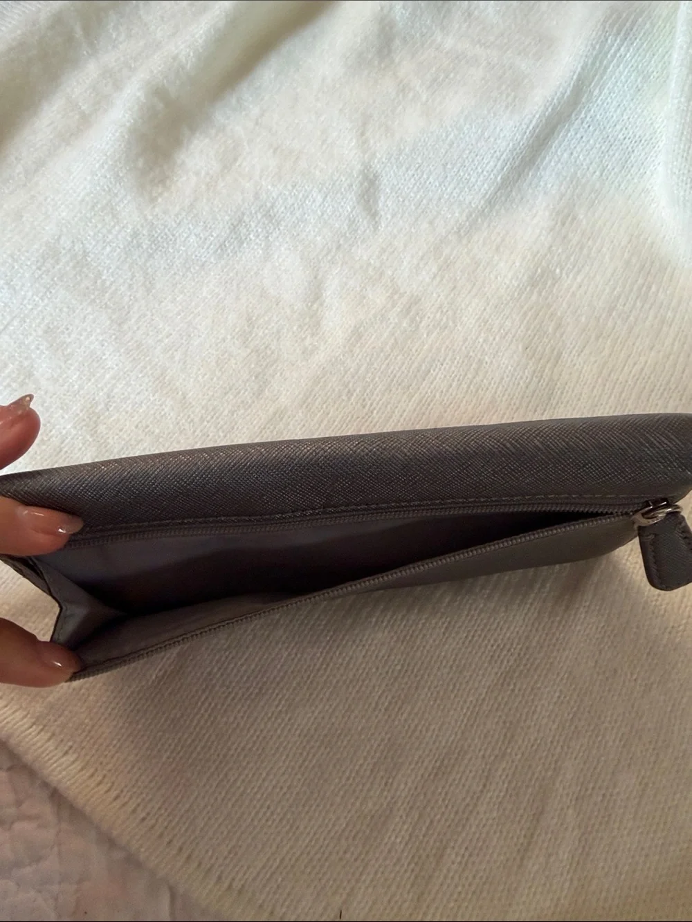 Coach Gray Envelope Wallet